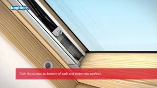 How to install  Keylite Solar Blinds [upl. by Newhall828]