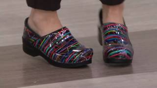 Dansko Professional Leather SlipOn Clogs on QVC [upl. by Zechariah]