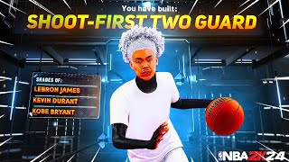 NEW SHOOTFIRST TWO GUARD is OVERPOWERED on NBA 2K24 BEST REBIRTH BUILD ON NBA 2K [upl. by Chilt]