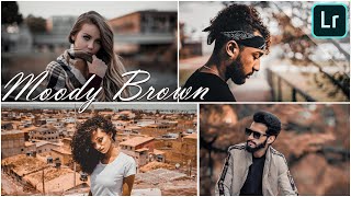 Warm moody brown preset  LIGHTROOM TUTORIAL [upl. by Suissac588]