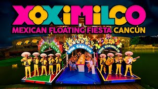 XOXIMILCO Cancun 🥳 By XCARET 💃 Tour FIESTA en CANCUN ✅ PRECIOS 🤑 QUE INCLUYE 🍝 Parque Xoximilco 🔥 [upl. by Syman]