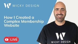 How I Created a Complex Membership Website  StepbyStep Breakdown [upl. by Timothea]