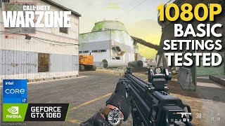 Call of Duty Warzone Season 6  GTX 1060  i7 4770  FPS Test [upl. by Arbmahs]