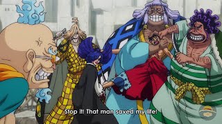 Boss Hyogorosan meet old friends tries to kill Luffy  one piece ep 953  funny moment onepiece [upl. by Sabra]