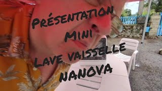 138Mini lave vaisselle Nomade NANOVA [upl. by Eetnwahs869]