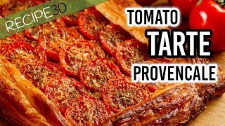 Tomato Tarte Provencale a vegetarian quick meal [upl. by Animlehliw]