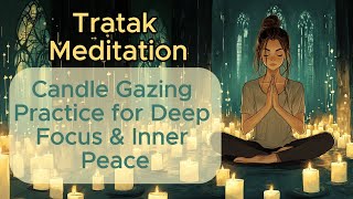 20 Minute TRATAK CANDLE GAZING MEDITATION for Deep Relaxation [upl. by Let924]