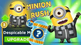 Minion Rush Despicable Mel Upgrade Level 4 Agent Prize Pod opening in minions game gameplay android [upl. by Steward105]