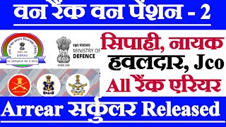 ExServicemen Pension Revison Arrears List All JCOs amp ORs 2023 for Pensioner  Pension Circular PCDA [upl. by Ahsiekit]