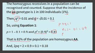 Chapter 174 How to Use the Hardy Weinberg Principle [upl. by Amlus925]