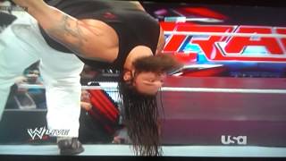 The Wyatt Family overpowers Demon Kane Raw October 26 2015 [upl. by Akeret352]