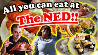 The Ned  All you can eat  Lobster  Oyster  Buffet  The Ned  Sunday Feast [upl. by Nwahsram990]