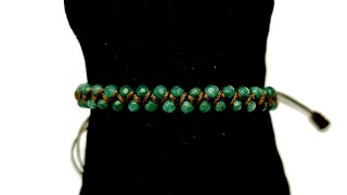 Shamballa Bracelet Tutorial [upl. by Aleibarg392]