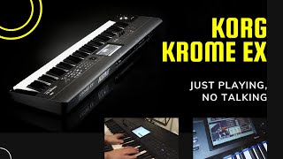 KORG KROME EX  Preset Walkthrough  Audio Demos [upl. by Junno]