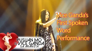 Vice Gandas Spoken Word Poetry sa Pusuan Mo Si Vice Ganda sa Araneta Nakakaiyak [upl. by Yleme]