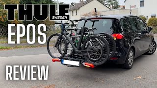 Thule Epos 3 Review  Der wohl beste Fahrradträger im Test [upl. by Ulland5]