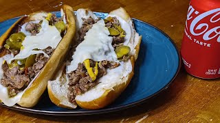 PHILLY STEAKS  DINNERMUKBANG [upl. by Leinto316]