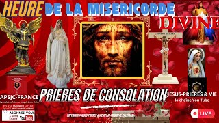 MISERICORDE DIVINE HEURESAMEDI 7 DECEMBRE 2024PRIERES DE CONSOLATION A JESUS AGONISANT [upl. by Ardnoid]