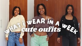 5 Outfits for 5 Days Clothing Haul  Emptying my closet [upl. by Novehc]