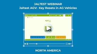 JALTEST WEBINAR  Jaltest AGV Key Resets in AG Vehicles [upl. by Schuler142]