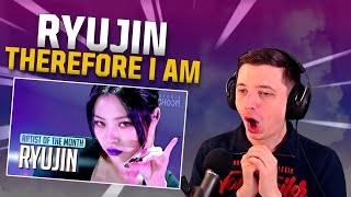 GIRL CRUSH Artist Of The Month Therefore I Am covered by ITZY RYUJIN류진  Nov 2021  REACTION [upl. by Narmi]