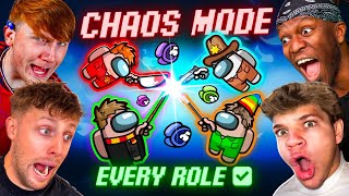 SIDEMEN AMONG US ULTRA CHAOS MODE EVERY SINGLE ROLE TURNED ON [upl. by Qidas]