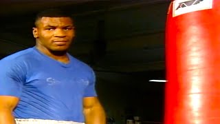 Mike Tyson  RARE Training on The HEAVY BAG HD [upl. by Ecydnak]