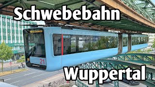 Schwebebahn Wuppertal  Suspension Railway  Monorail  Wuppertal 2023 [upl. by Oilerua]