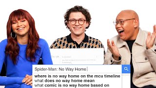 Tom Holland Zendaya amp Jacob Batalon Answer MORE of the Webs Most Searched Questions  WIRED [upl. by Alf985]