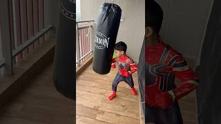 My son acting in Marvel Spider man 😍🔥♥️ Shadhik Azeez [upl. by Ainaled]