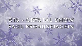 BTS  Crystal Snow letra simplificada [upl. by Dorcas]