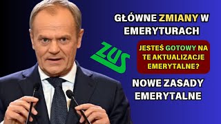 Przygotuj się na znaczące zmiany w systemie emerytalnym w Polsce dla wszystkich seniorów i emerytów [upl. by Durware]