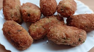 Croquettes Recipe  Chicken Croquettes Recipes  Aftar Special Recipes 2021  Abihas Kitchen [upl. by Nepean]