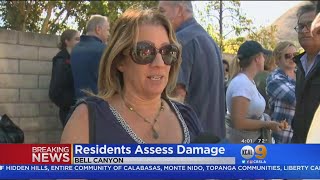 Bell Canyon Residents Assess Damage From Woolsey Fire [upl. by Stricklan572]