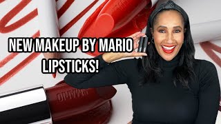 NEW Makeup by Mario SuperSatin Lipsticks Shades Bronx Baby amp Chelsea  Swatches amp Comparisons [upl. by Rapsac]