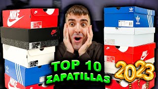 TOP 10 MEJORES ZAPATILLAS de 2023 Jordan Nike Adidas Vans [upl. by Halbeib524]