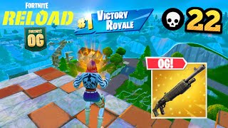 OG Fortnite Ranked Reload  High Kill Gameplay 4K  Keyboard ASMR [upl. by Nivlam665]