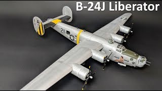 B24J Liberator  172 Hasegawa Full Build [upl. by Ahseinek]