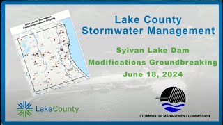 Sylvan Lake Dam Modifications Ceremonial Groundbreaking  Full Version [upl. by Yelroc]