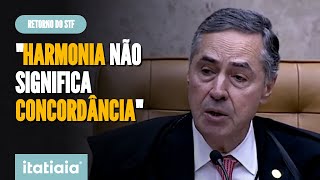 BARROSO GARANTE FUNCIONAMENTO DOS PODERES quotNÃO PRECISO GASTAR TEMPO FALANDO DE DEMOCRACIAquot [upl. by Neimad]