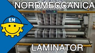 Nordmeccanica Super Simplex SL Mod1300  Laminator For Plastic Film and Paper [upl. by Saeger266]