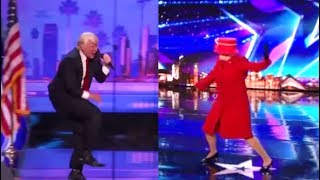 President Donald Trump vs Queen Elizabeth EPIC Dance Off  Who Wins [upl. by Rella682]