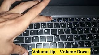 how to volume up and down in laptop shortcut keys  volume increase in keyboard shortcut key [upl. by Schlicher420]