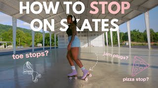 okay but how do i stop  how to stop on rollerskates for beginners [upl. by Eno]