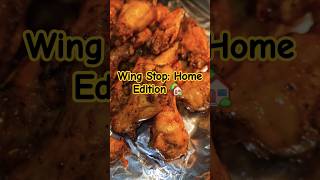 Chicken wings at home are always better 🍗🍟🌽chickenwings rap wingstop lemonpepper [upl. by Armillda]