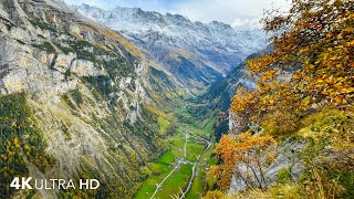 Mürren and Gimmelwald 4K  Beautiful villages in Switzerland  Walking  Мюррен и Гиммельвальд [upl. by Noreg]