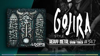 Heavy Metal Drum Track  Gojira Style  85 bpm [upl. by Erick]