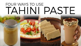 4 Ways To Use Tahini  Tahini Recipes  Easy Homemade Recipes [upl. by Dickey715]