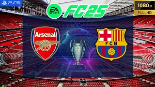 FC 25  Arsenal vs Barcelona  Champions League Final Like 2006  PS5 [upl. by Keldon]