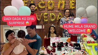 DADI DADA KO DIYA SURPRISE 😱  HUME MILA GRAND WELCOME 🤗  ROHINIDILAIK [upl. by Lisabet]